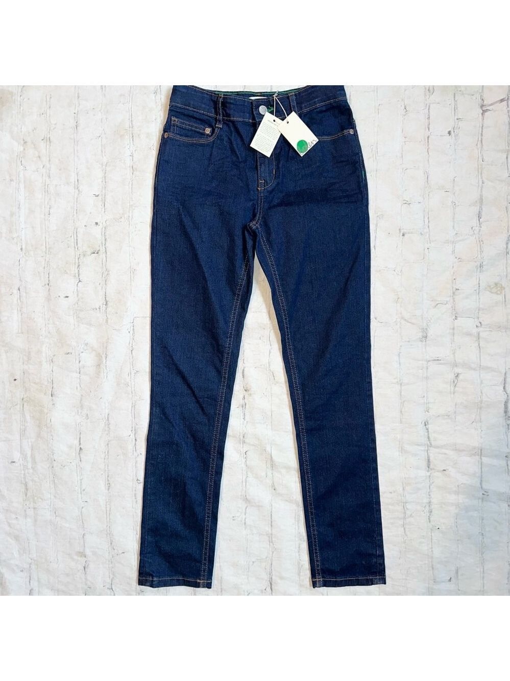 NWT Girls 11Y 146cm Boden Indigo Go Go Dark Wash Denim Blue Jeans